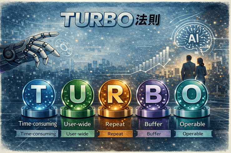 成功導入 AI 的關鍵是什麼？掌握獨家「TURBO 法則」，精準鎖定企業轉型的 5 大黃金切入點
